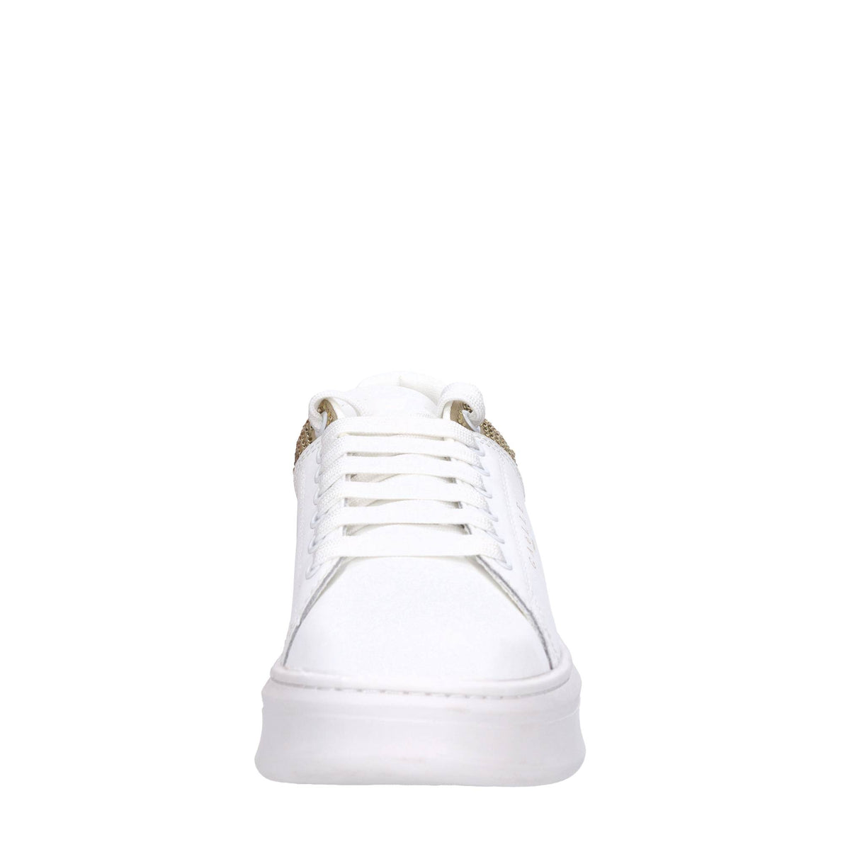 Sneakers in pelle e strass 