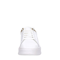 Sneakers in pelle e strass 