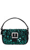 GEDEBE Habibi mini bag in fabric and rhinestones