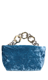 Borsa mini Jessye in velluto 