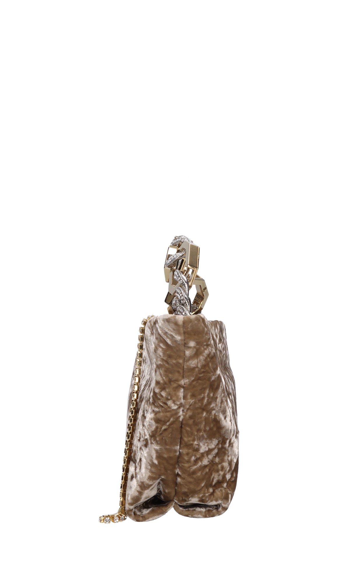 Borsa mini Jessye in velluto. 