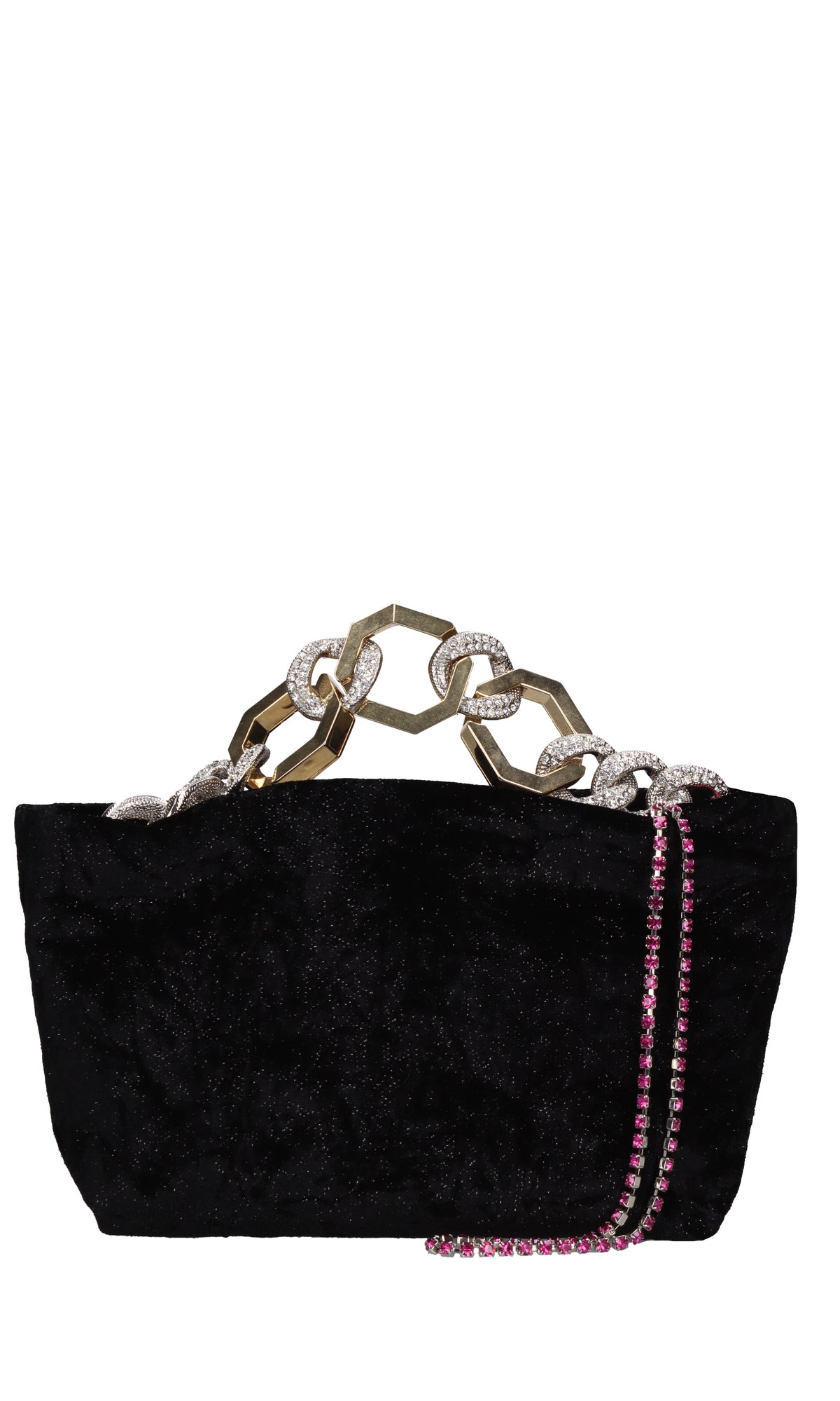 Borsa mini Jessye in velluto 