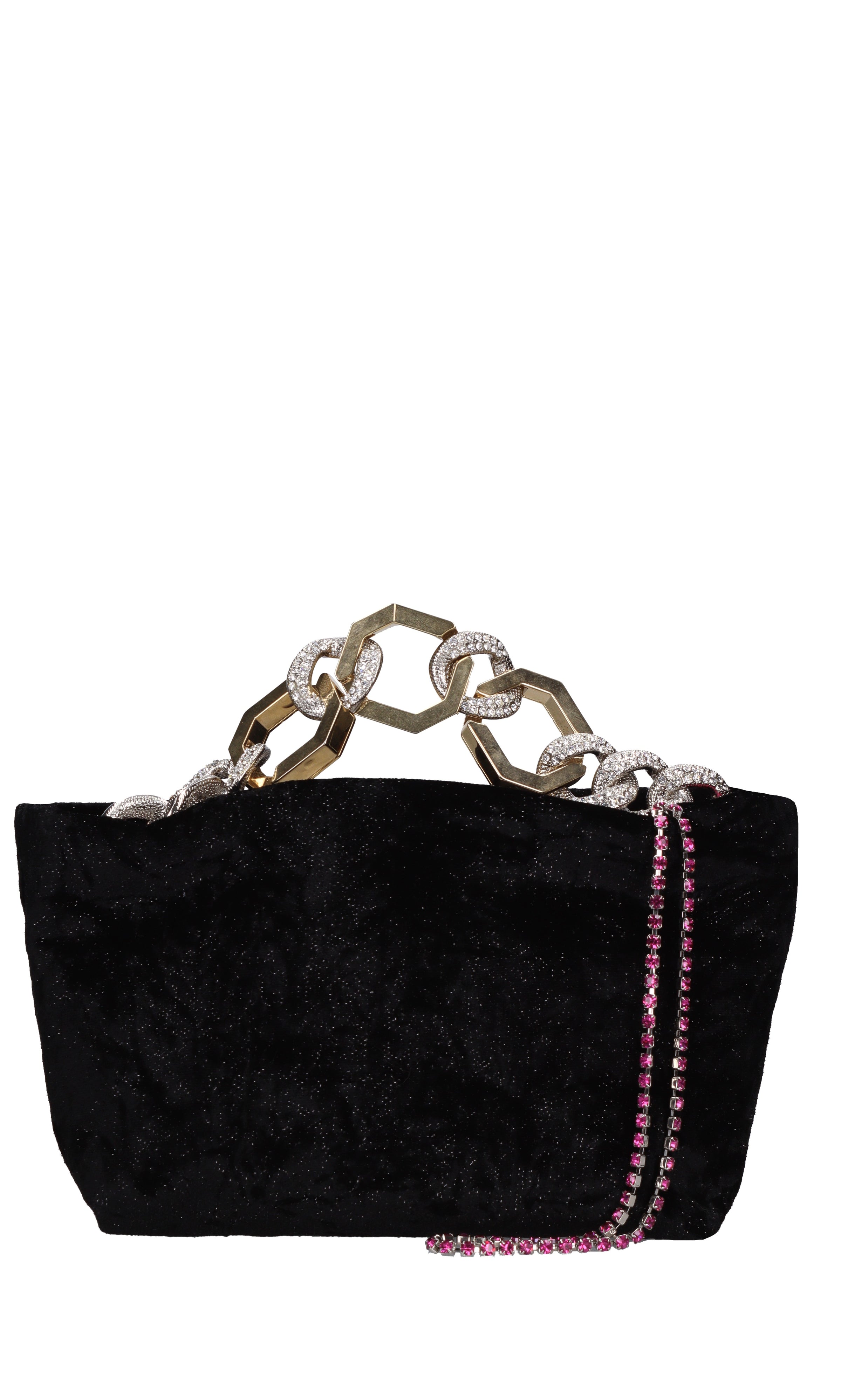 Borsa mini Jessye in velluto 