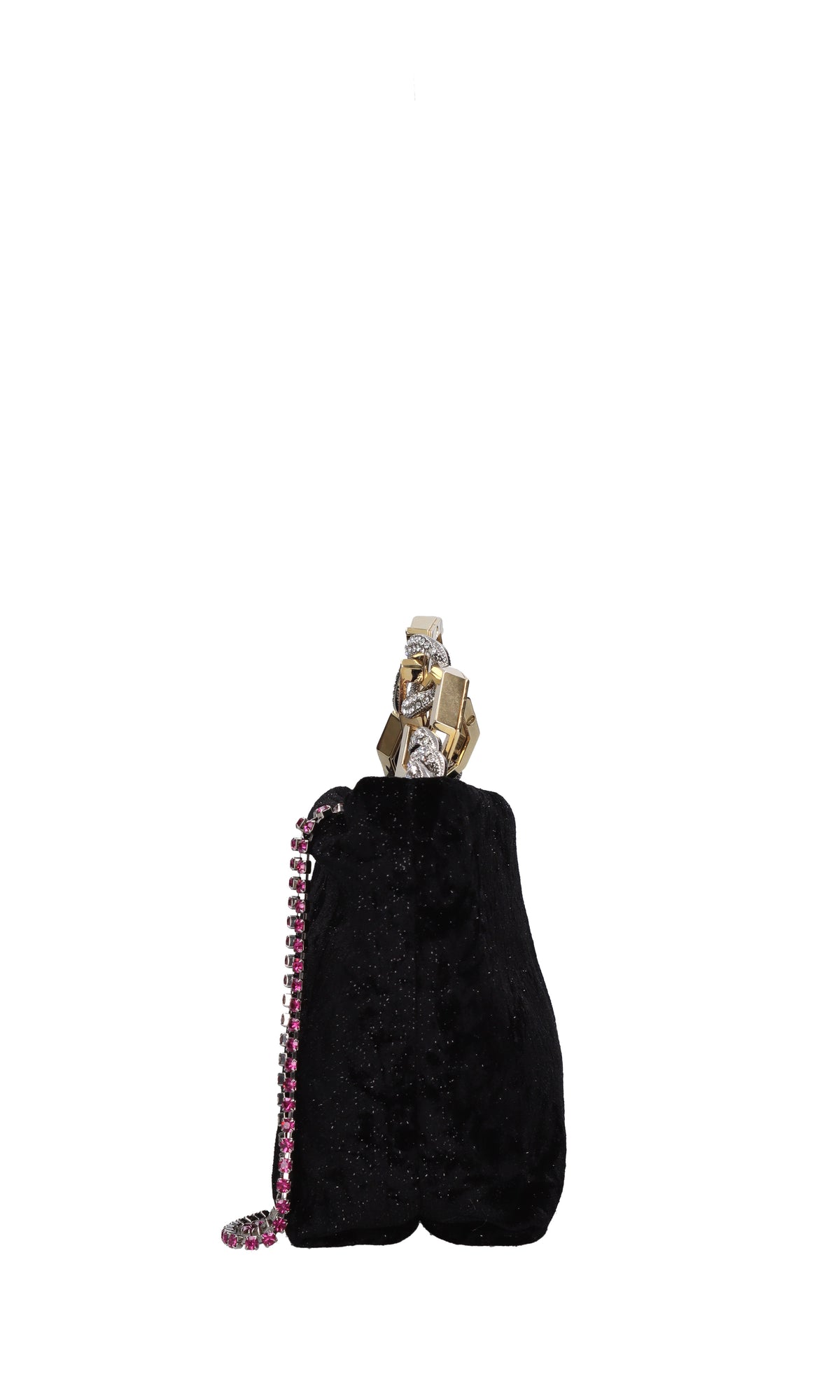 Borsa mini Jessye in velluto 
