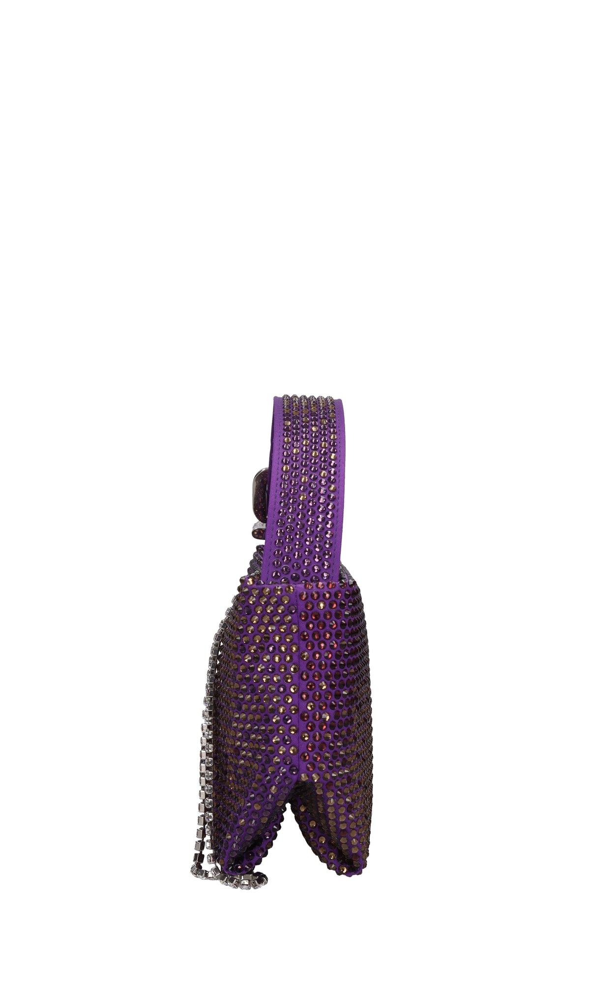 Borsa Jessye in raso e strass 