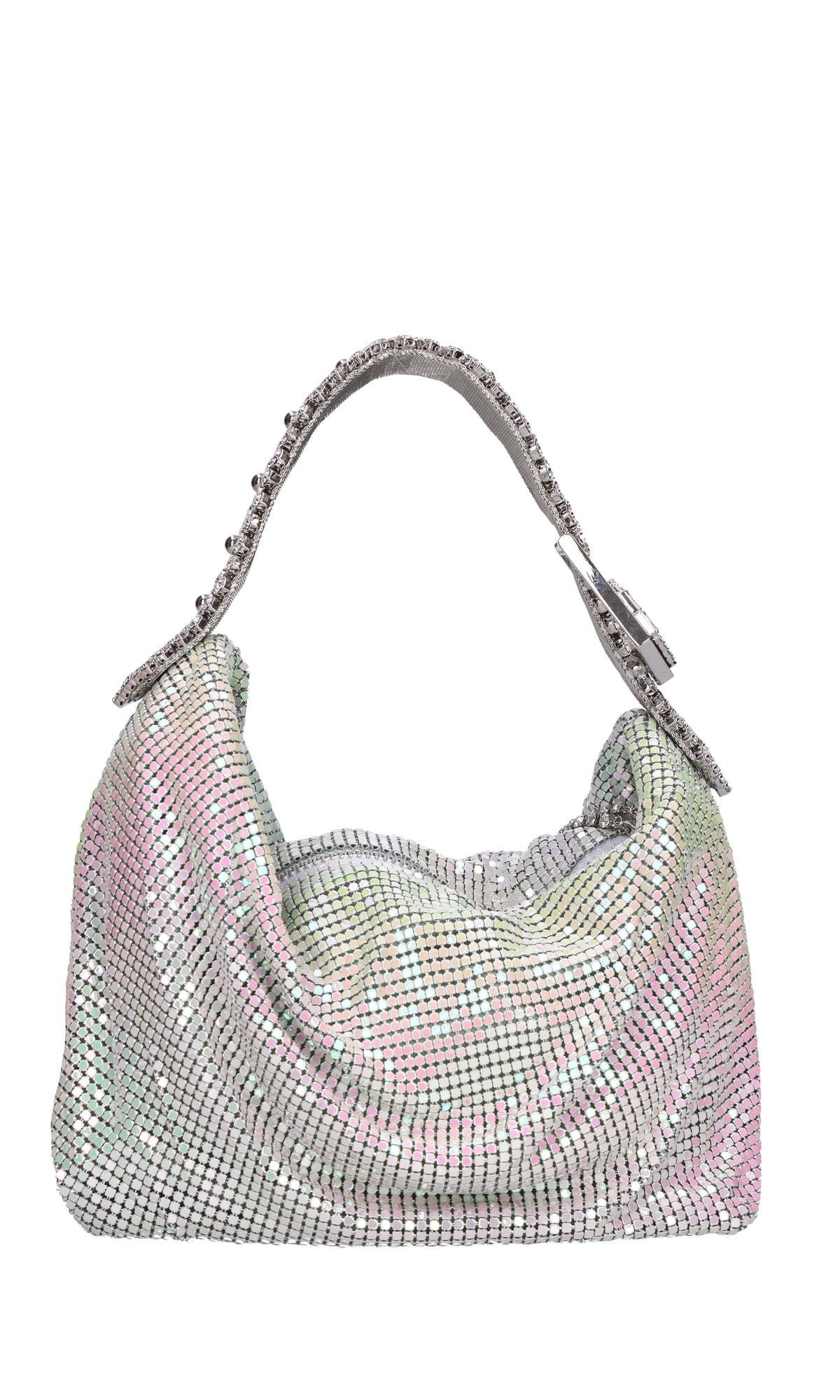 Borsa mini modello JILL in maglia metallica 