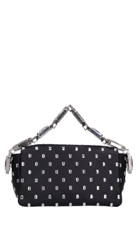 Borsa mini My Dream in pelle e strass 
