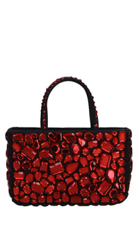 Borsa mini Soho Jewel in tessuto e applicazioni 