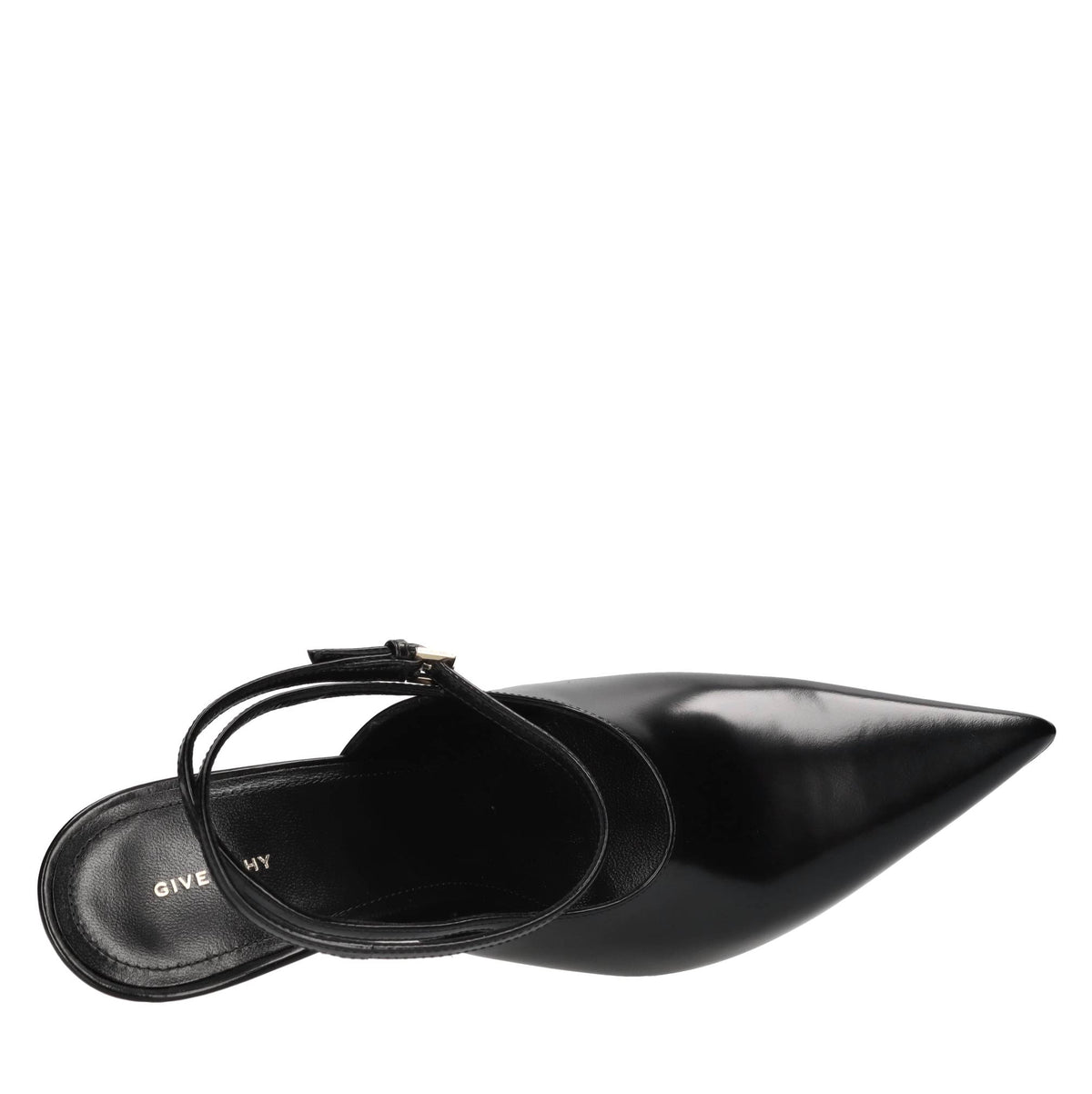 Décolleté slingback in pelle 