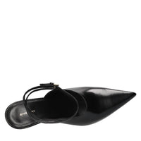 Décolleté slingback in pelle 