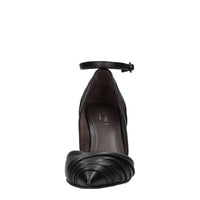 Décolleté slingback in pelle 