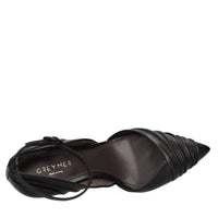 Décolleté slingback in pelle 