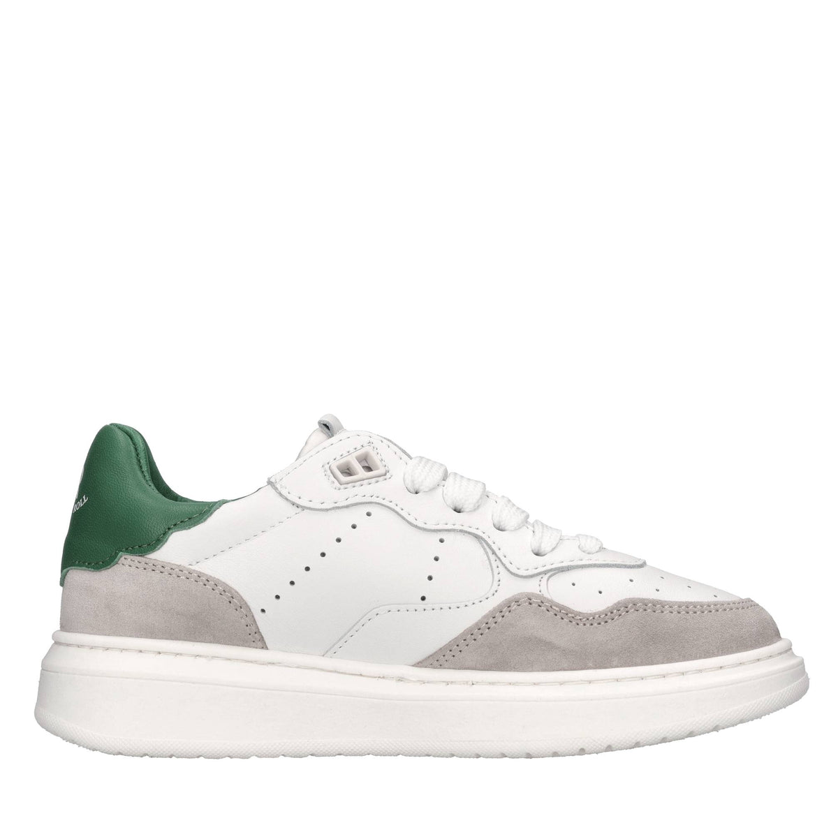 Sneakers in pelle e camoscio 