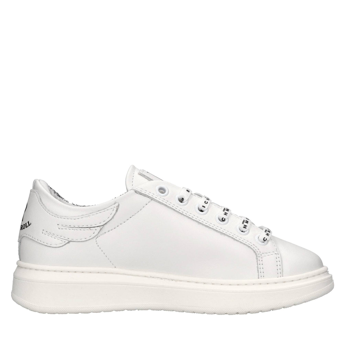 Sneakers in pelle e glitter 