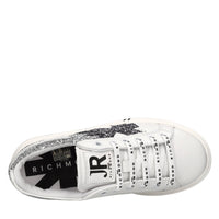 Sneakers in pelle e glitter 