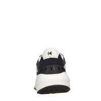 Sneakers in pelle e tessuto 