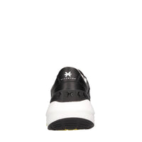 Sneakers in ecopelle e tessuto 