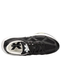 Sneakers in ecopelle e tessuto 