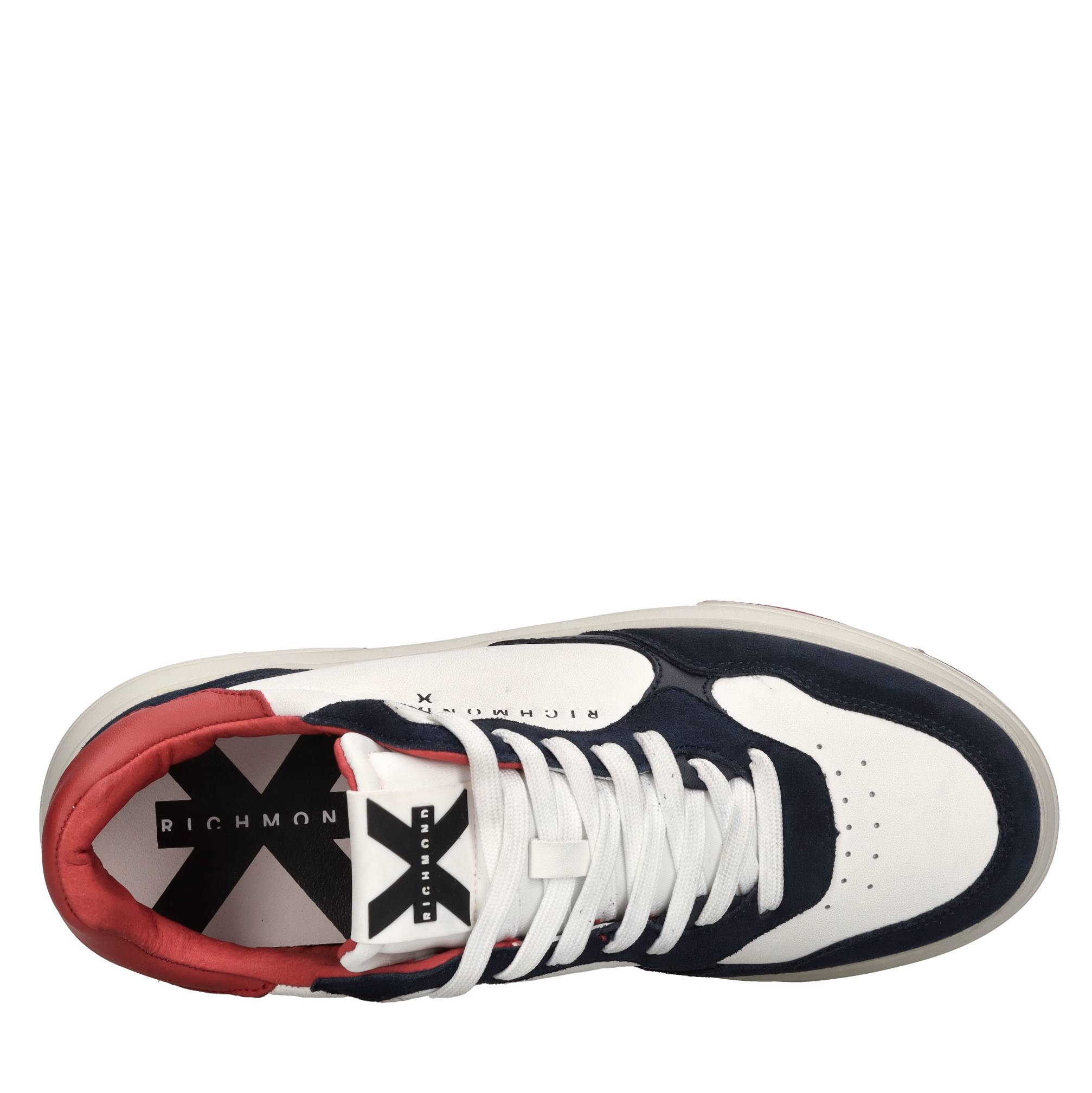 Sneakers in ecopelle e camoscio 