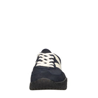 Sneakers in camoscio, tessuto e gomma 