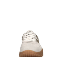 Sneakers in camoscio e glitter 