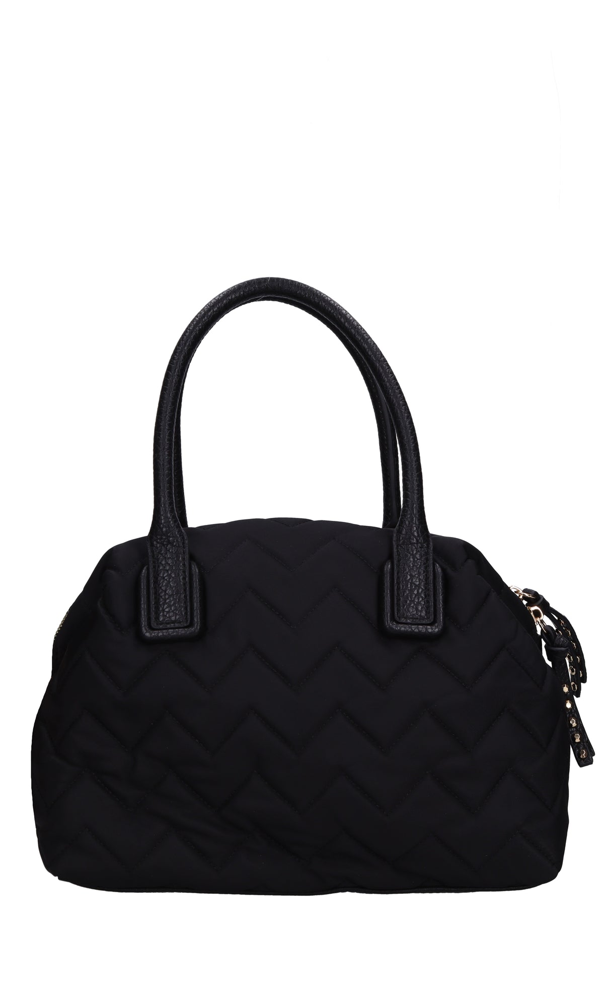 Borsa Dark Wave in ecopelle e tessuto 