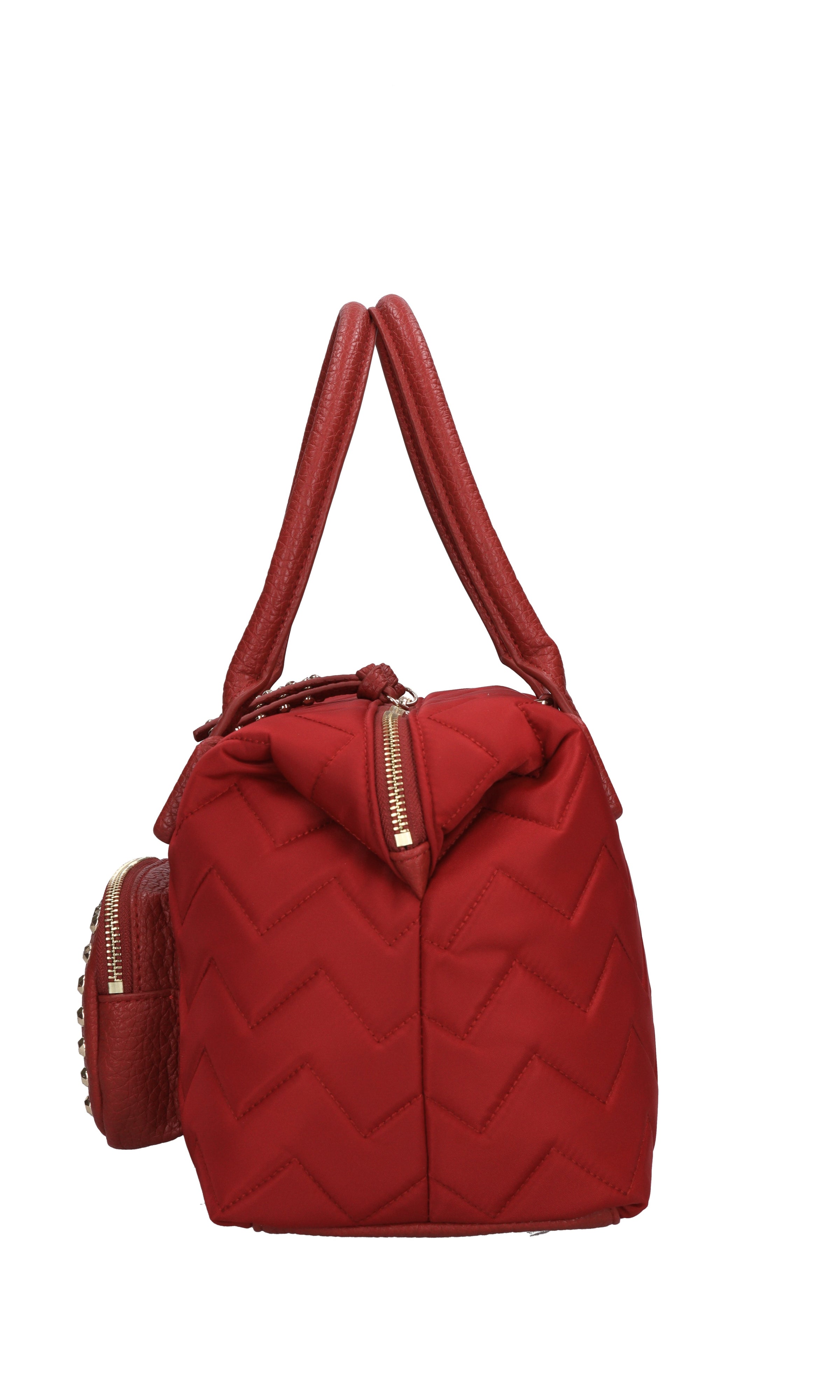 Borsa Dark Wave in ecopelle e tessuto 