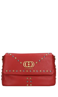 Borsa Frivolous sthephy in pelle e borchie 