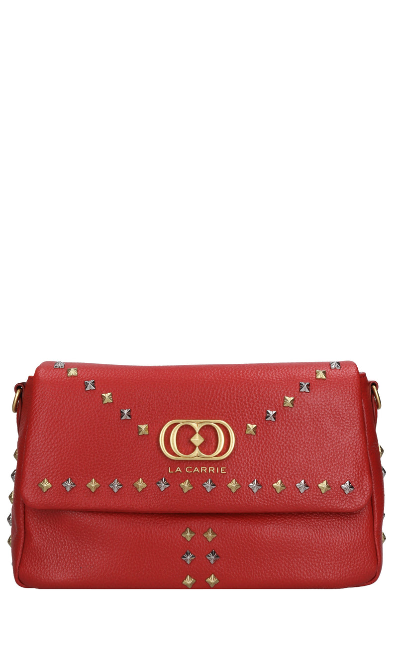 Borsa Frivolous sthephy in pelle e borchie 