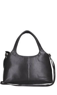 Borsa giant logo in pelle 
