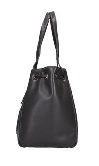 Borsa GIANT LOGO in pelle 
