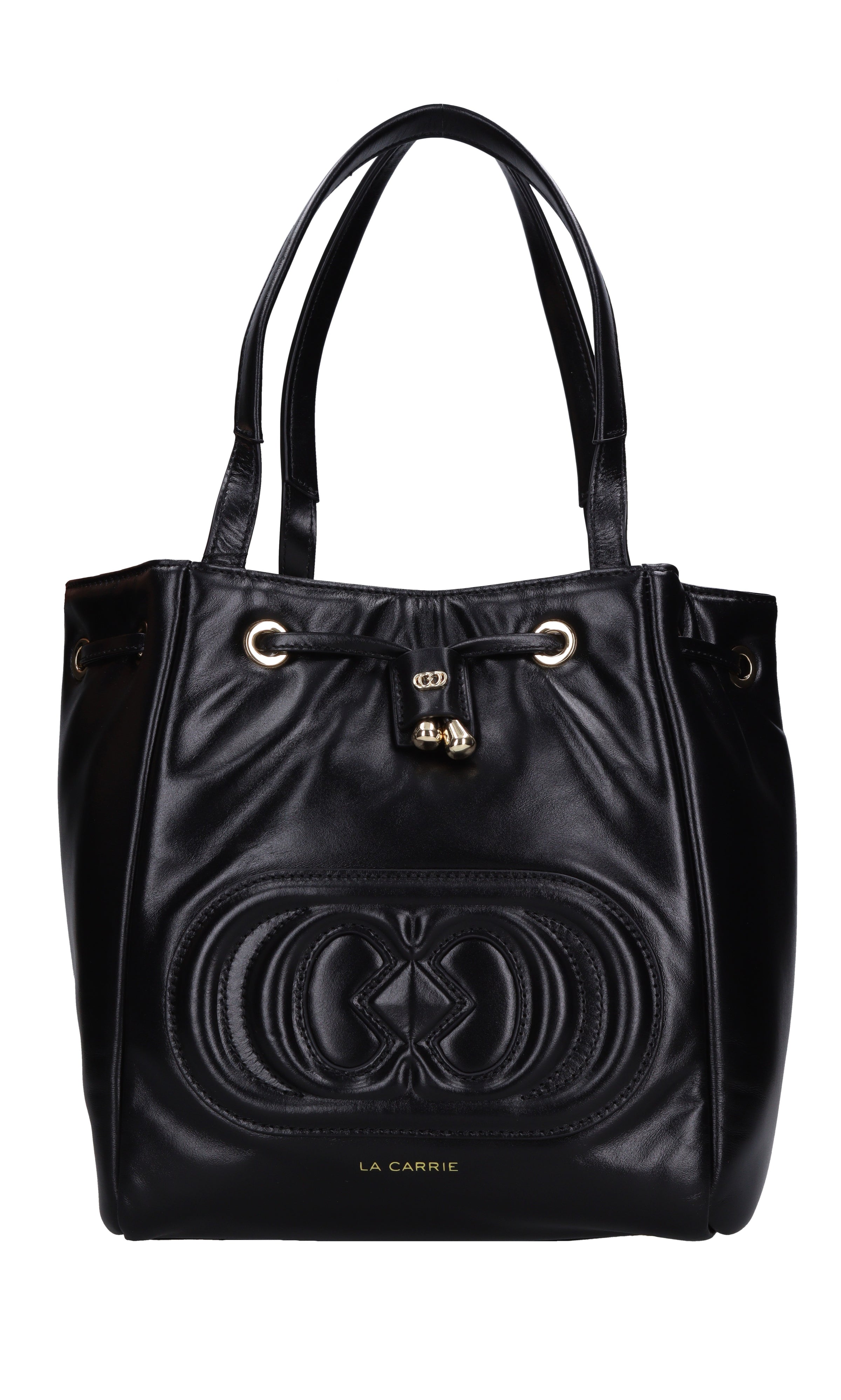 Borsa GIANT LOGO in pelle 