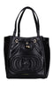 LA CARRIE GIANT LOGO leather bag