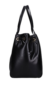 Borsa GIANT LOGO in pelle 