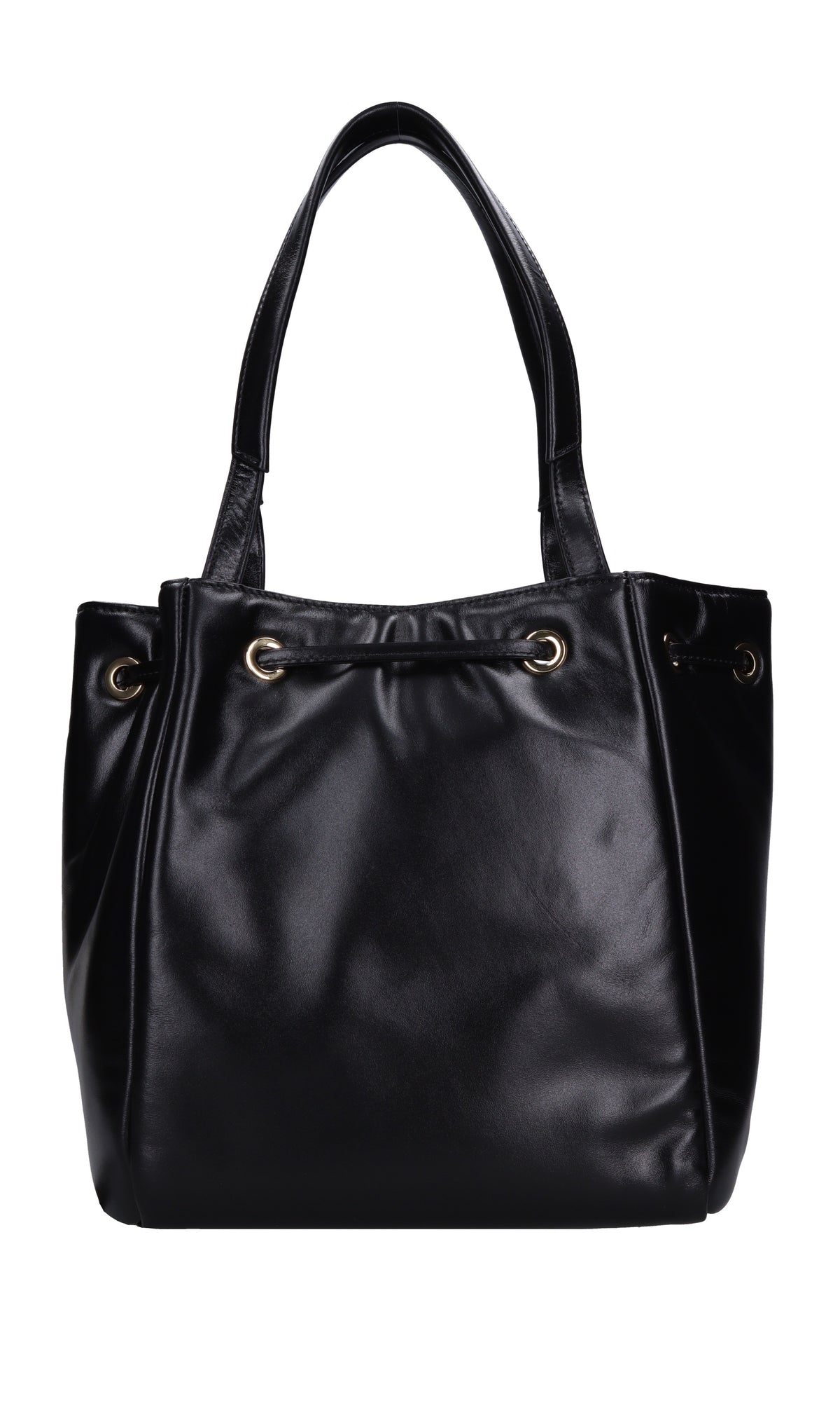 Borsa GIANT LOGO in pelle 