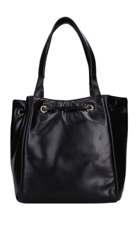 Borsa GIANT LOGO in pelle 