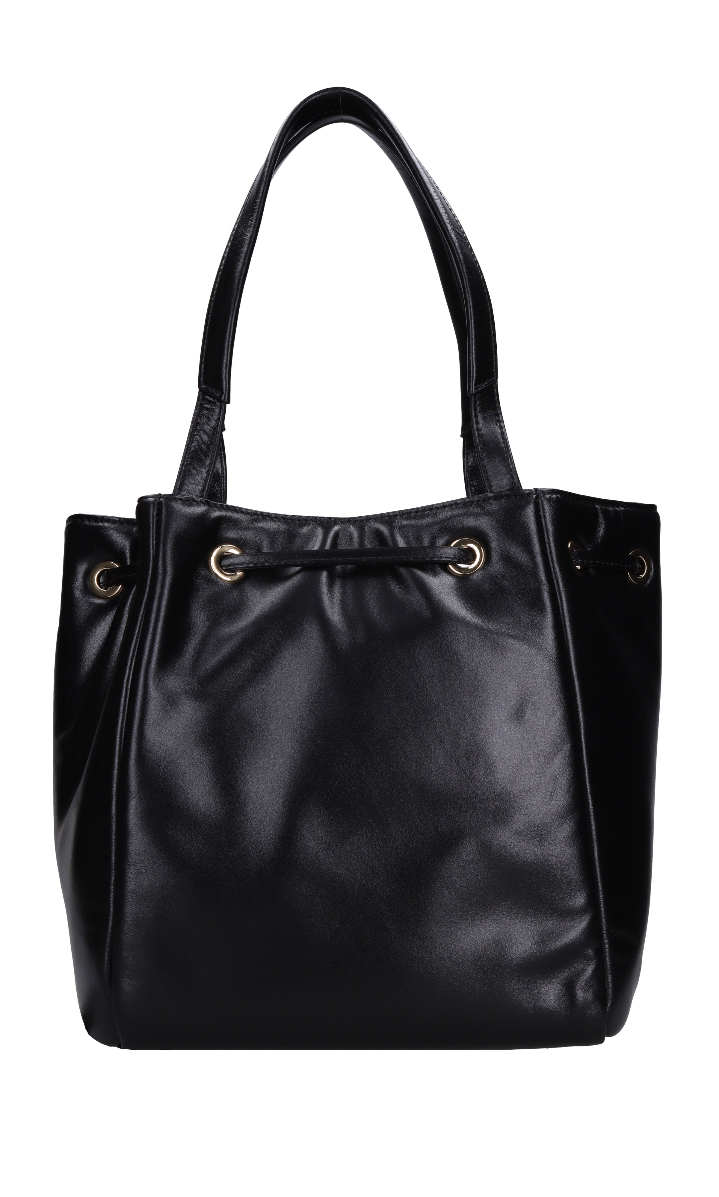 Borsa GIANT LOGO in pelle 
