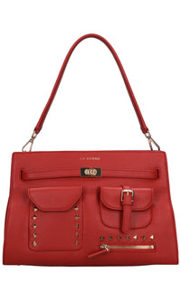 Borsa rock pocket in pelle 