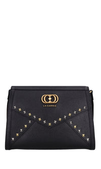 Borsa Frivolous med. in pelle e borchie 