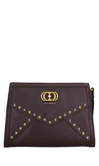Borsa Frivolous med. in pelle e borchie 