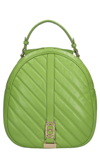 Zaino plumar oval in pelle 