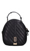LA CARRIE Plumar Oval Leather Backpack