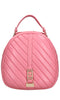 LA CARRIE Oval Leather Plumage Backpack