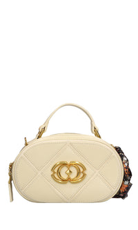 Borsa Cnosso Oval in pelle 