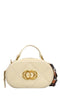 LA CARRIE Cnosso Oval Leather Bag