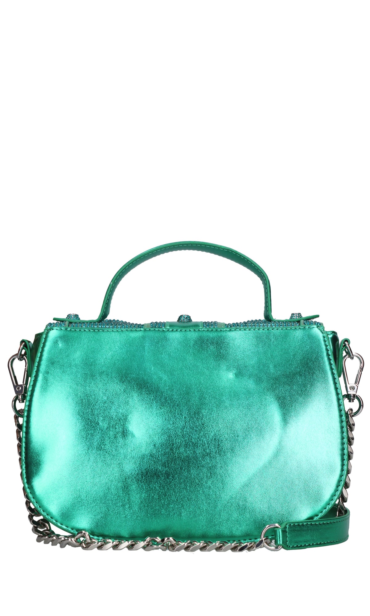 Borsa Microstars ecopelle e strass 