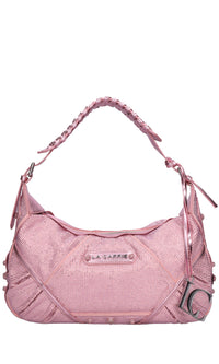 Borsa Microstars in ecopelle e strass 