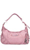 LA CARRIE Microstars faux leather and rhinestone bag
