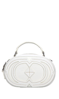 Borsa Navajo ovale in pelle 