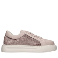 Sneakers in ecopelle e tessuto 